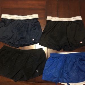 4 athletic shorts